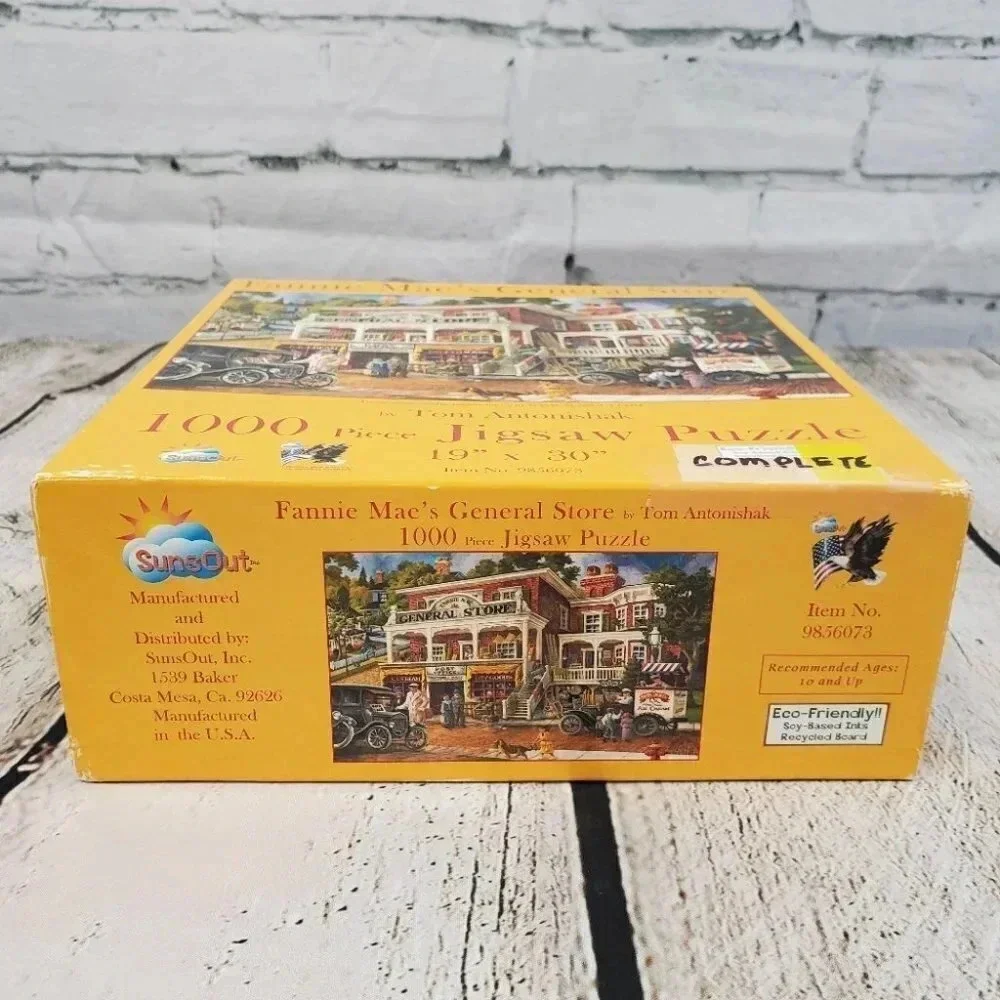 Fannie Mae's General Store 1000p Jigsaw Puzzle by Tom Antonishak
